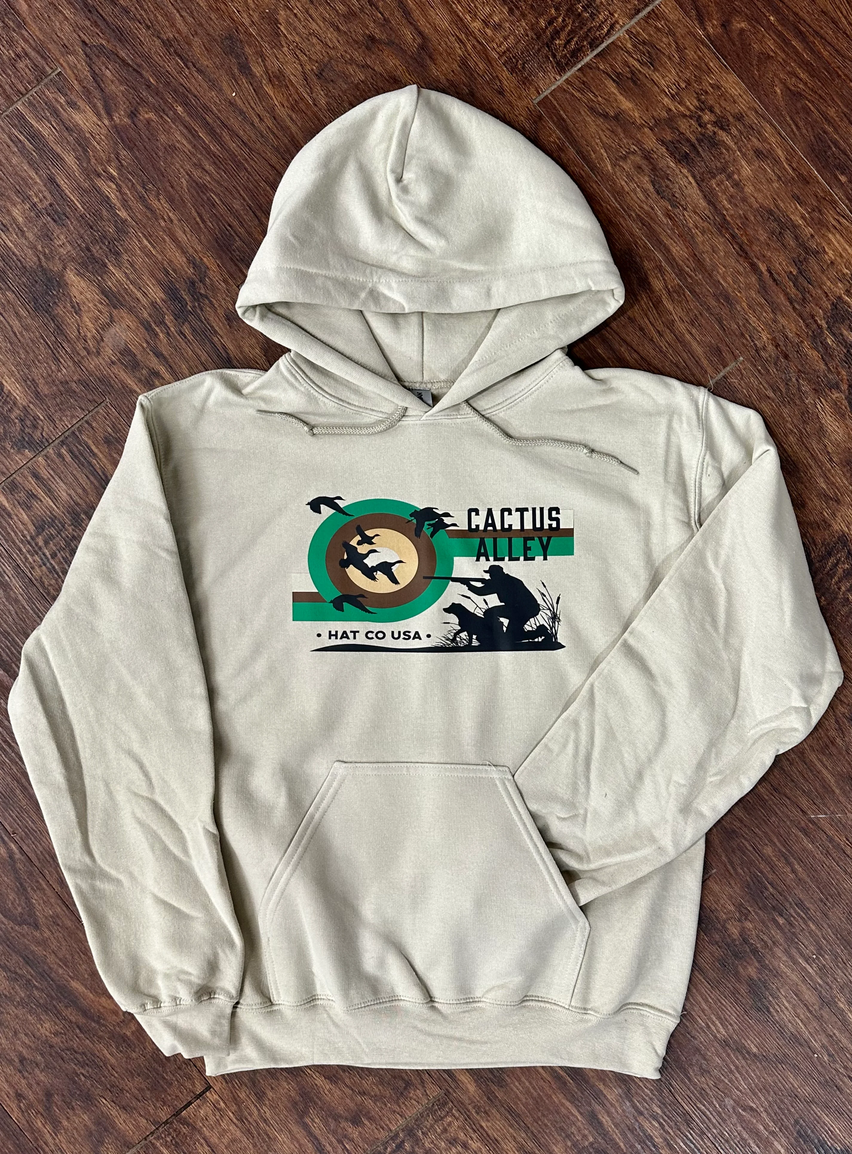 Duck Hunt - Tan Adult Hoodie